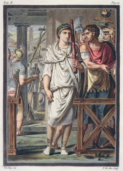 Liktoren und Soldaten aus dem Gefolge des Titus, Kostüme für 